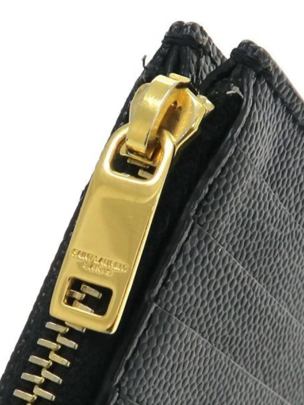 Saint Laurent Paris Monogram Fragment Zip Card Case - Picture 4 of 9